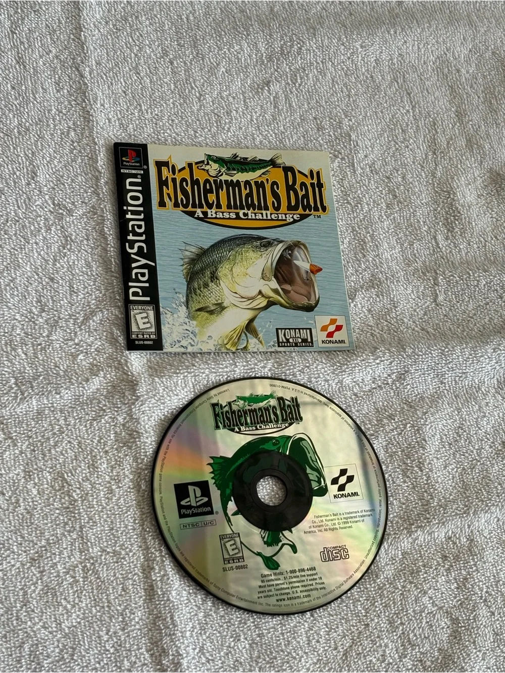Sony PlayStation 1 Fisherman’s Bait game